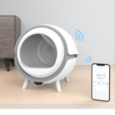 O APP CONTROLA O OEM inteligente de Cat Litter Box DC12V com o PEDAL de ESCAPE da AREIA