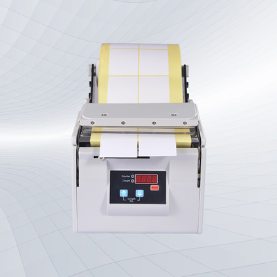 Máquina de descascamento automática pequena da etiqueta, distribuidor manual da etiqueta de código de barras