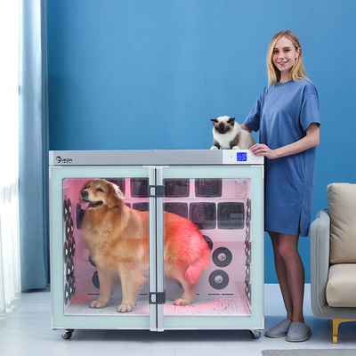 Animal de estimação esperto que seca a caixa para o cabelo de cão 93kg 2500w com parte inferior removível