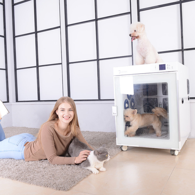 Ventiladores portáteis da sala de secagem 2 do ANIMAL DE ESTIMAÇÃO, segurança da gaiola do secador do animal de estimação 1200W