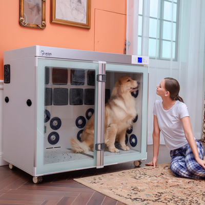 CE de secagem da caixa do animal de estimação ajustável, preparação grande do cão do armário da secagem do espaço