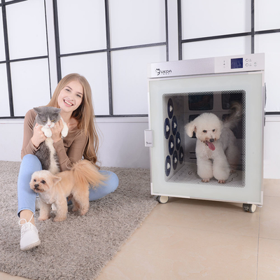 Animal de estimação portátil que seca o espaço da caixa 2700W Largr, secador da gaiola do CE para cães