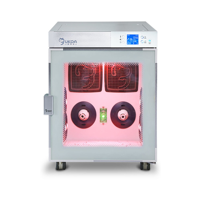 Ventiladores portáteis da sala de secagem 2 do ANIMAL DE ESTIMAÇÃO, segurança da gaiola do secador do animal de estimação 1200W