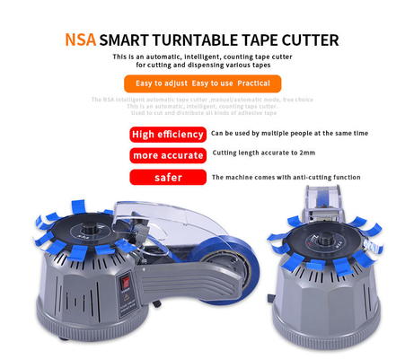 Bopp que embala o distribuidor industrial ZCUT-2 da fita com tampa de segurança