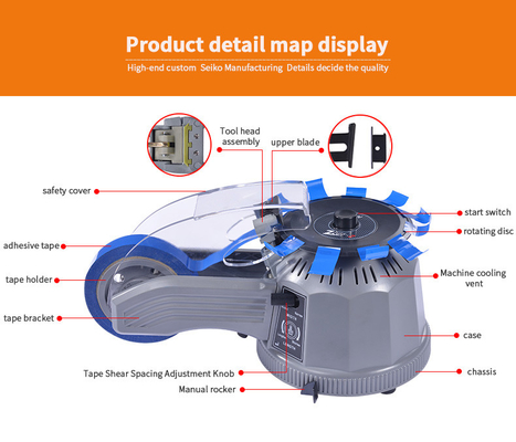 cortador de fita 16w elétrico nenhuma poluição, máquina de corte elétrica da fita Zcut-2