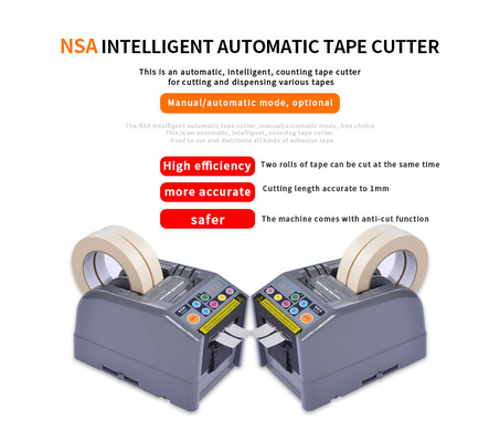 Largura automática do distribuidor 60mm da fita ZCUT-9 nenhum rolo com lâmina do ouro